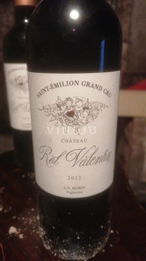 Vin Rouge sec Château Rol Valentin 2012 France Bordeaux Saint-Émilion Grand Cru AOC Grand Cru