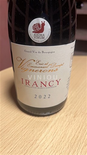 Burgund Irancy Cécile et Emmanuel Dampt 2022