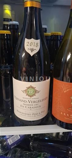 Bourgogne Pernand-Vergelesses Premier Cru Domaine Reine Pedauque En Caradeux 2018