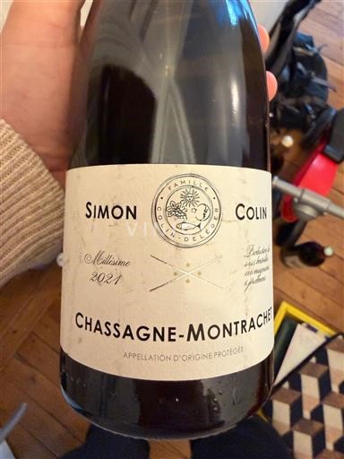 Borgoña Chassagne-Montrachet Simon Colin 2021