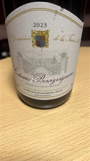 Burgund Burgunderhänge Domaine Les Domaines de la Fesselière 2023