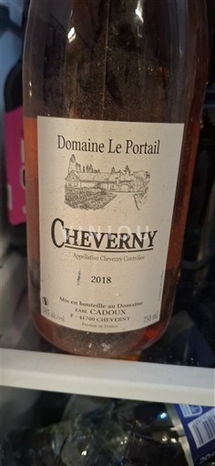 Loire Valley Cheverny Domaine Le Portail 2018