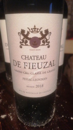 Bordeaux Pessac-Léognan Grand Cru Château Fieuzal 2018