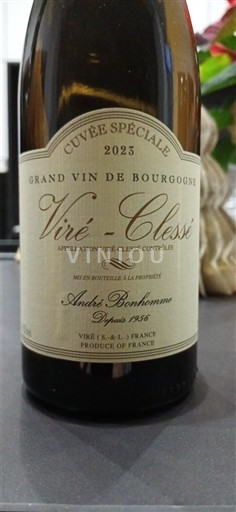 Bourgogne Viré-clessé André Bonhomme Spéciale 2023