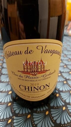 Vale do Loire Chinon Château Vaugaudry Clos du Plessis-Gerbault 2019