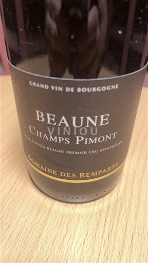 Burgundi Beaune Premier Cru Domaine S Remparts Champs Pimont 2021