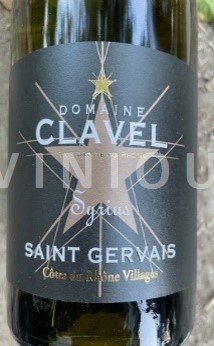 Rhônen laakso Côtes-du-rhône-villages Domaine Clavel Syrius 2022