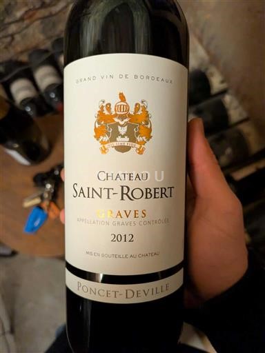 Burdeos Graves Château Saint-Robert 2012