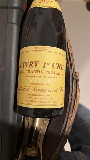 Borgoña No especificado Premier Cru Michel Sarrazin et Fils Les Grands Pretants 2007