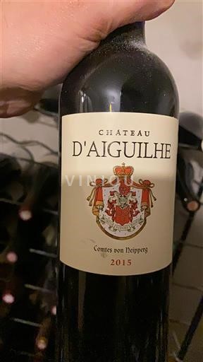 Vinos Rouge sec Château Aiguilhe 2015 Francia Burdeos Castillon-costas-de-burdeos AOC