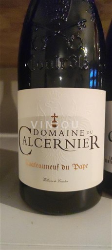 Rhônen laakso Châteauneuf-du-Pape Domaine Calcernier 2019