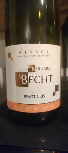 Alsacia Château Bernard Becht Authentique Pinot gris 2021