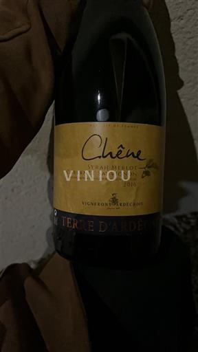 Alpes và các vùng Rhodanien Ardèche Vignerons Ardéchois Chêne 2016