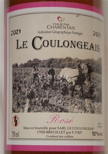 Aquitaine và Charentes Charentais Le Coulongeais 2021