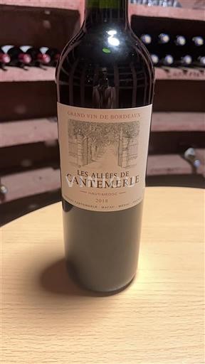 Bordeaux Haut-Médoc Cantemerle Les Allées de Cantemerle 2018