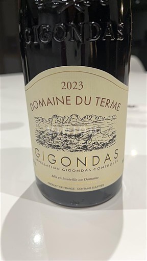 Rona dolina Gigondas Domaine Terme 2023