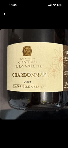 Burgund Burgund Chardonnay Domaine Château de la Valette Chardonnay 2023