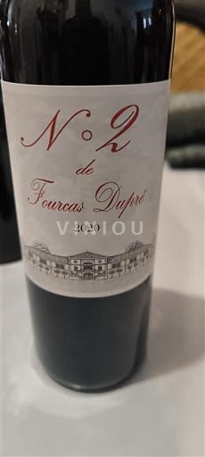 Bordeaux Listrac-Médoc Fourcas Dupré N°2 2020