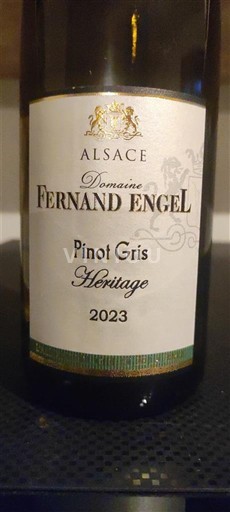 Alsazia Non specificato Domaine Fernand Engel Héritage pinot gris 2023