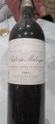 Burdeos Primeras Colinas de Burdeos Château Malagar 2005