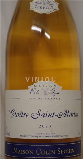 Borgoña No especificado Maison Colin Seguin Clôtée Saint-Martin 2023