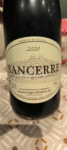 Valle della Loira Sancerre Domaine Roger Pinard & Fils 2020