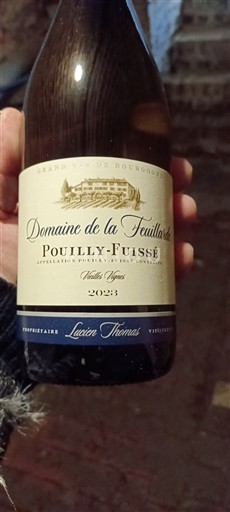 Burgundi Pouilly-fuissé Domaine La Feuillarde Vieilles Vignes 2023