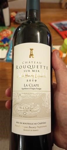 Linguadoca La Clape Château Rouquette sur Mer Henry Lapierre 2019