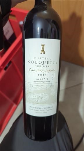 Лангедок La Clape Château Rouquette sur Mer Henry Lapierre 2019