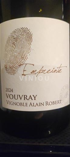 Loirevallei Vouvray Vignoble Alain Robert Empreinte 2024