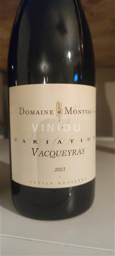 Rhône-dalen Vacqueyras Domaine Montvac Variation 2021