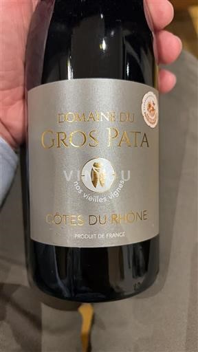 Rona dolina Côtes-du-Rhône Domaine Gros Pata Nos Vieilles Vignes Neleten.