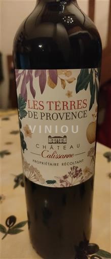 Provence Coteaux d'Aix-en-Provence Château Calissanne Les Terres de Provence 2020