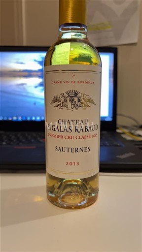 Бордо Сотерн Premier Cru Château Sigalas Rabaud 2013