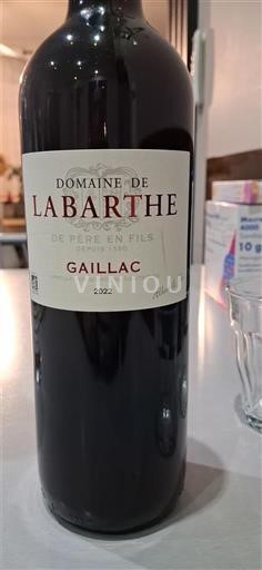Tây Nam Gaillac Domaine Labarthe 2022