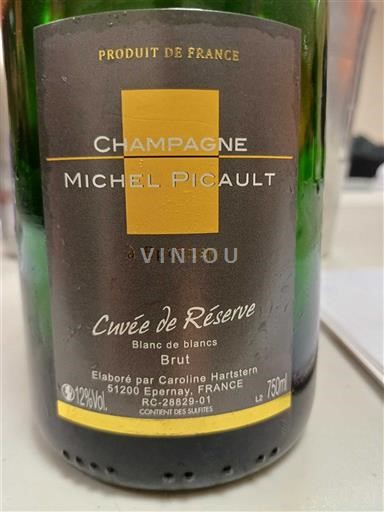 Champaña Champán Michel Picault de Réserve Sin añada