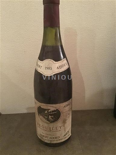 Beaujolais Brouilly Albert Added 1985