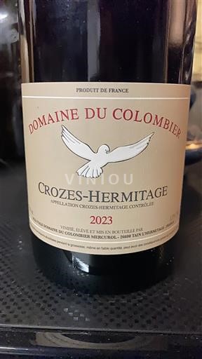 Vallée du Rhône Crozes-hermitage Domaine Colombier 2023