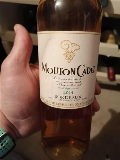 Bordeaux Baron Philippe de Rothschild Mouton Cadet 2014
