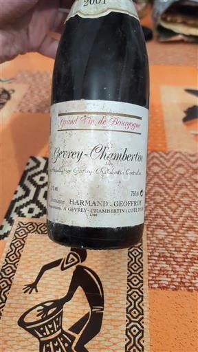 Bourgondië Gevrey-Chambertin Harmand-Geoffroy 2001