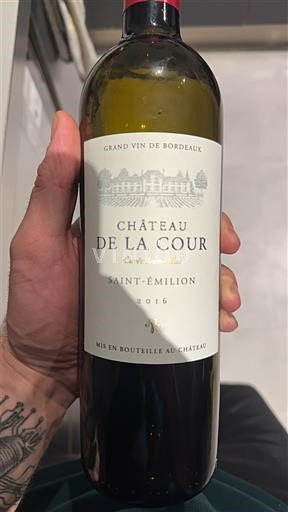 Burdeos Saint-Émilion Château La Cour haute vignes 2016