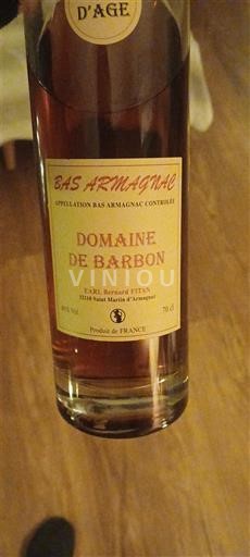 Sudoeste No especificado Domaine Barbon Hors d'Âge Sin añada