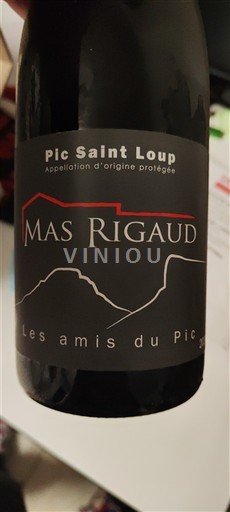 Langvedok Pic-saint-loup Mas Rigaud Les amis du Pic 2024