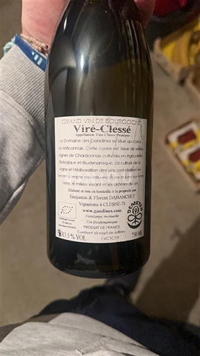 Bourgogne Viré-clessé Domaine S Gandines 2019