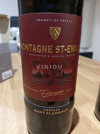 Bordeaux Montagne-saint-émilion Château Haut Plaisance Fontagne Non Millésimé