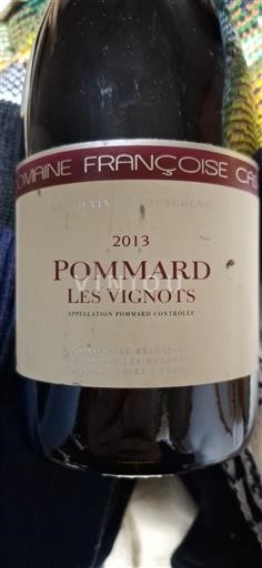 Borgoña Pommard Domaine Françoise Les Vignots 2013