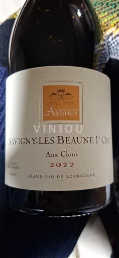 Burgundy Savigny-lès-Beaune Premier Cru Domaine Ardhuy Aux Clous 2022