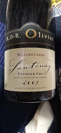 Burgundy Santenay Premier Cru A. & R. Olivier Beaurepaire 2005