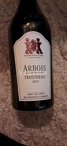 Jura Arbois Fruitière Vinicole d'Arbois Trousseau 2017