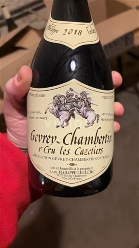 Borgogna Gevrey-Chambertin Premier Cru Philippe Leclerc 1er Cru Les Cazetiers 2018